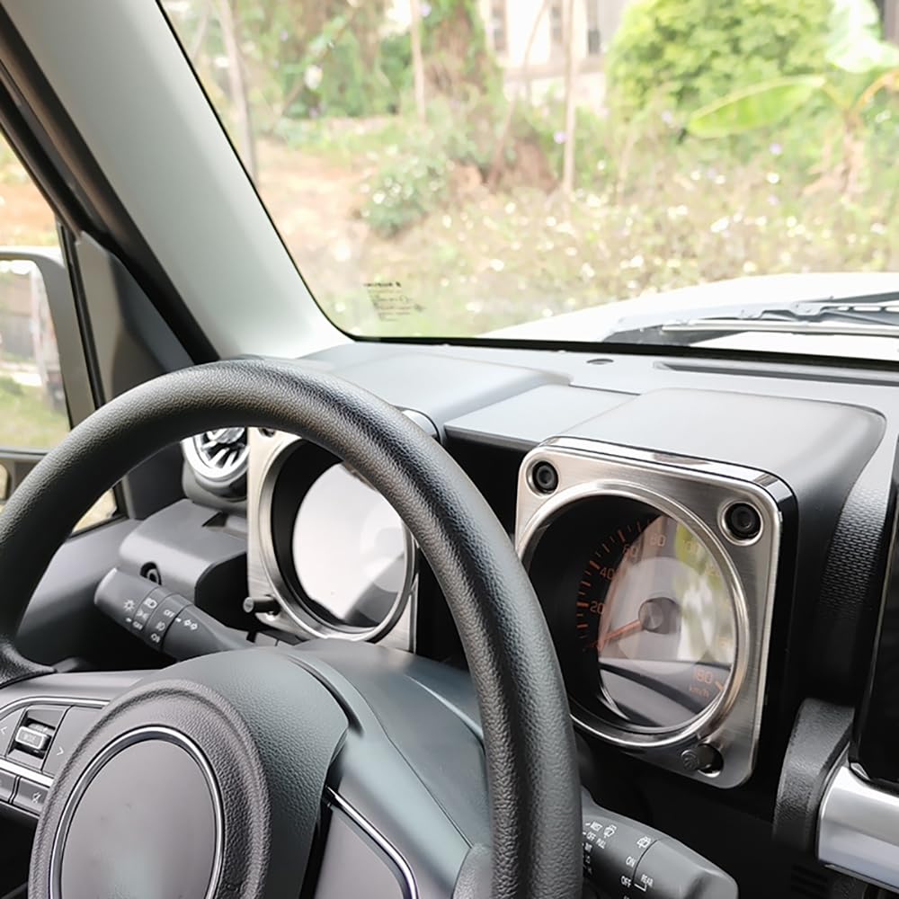 Jimny Měřidlo SUS304 Nerezové Měřidlo Interiér Stříbrný JB64W/JB74 Panel, Kryt, Panel,
