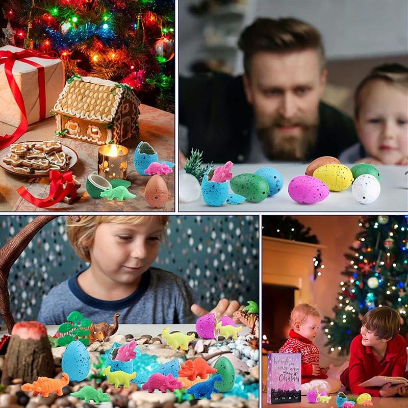 Halloween Advent Calendar | Toy Dinosaur Eggs Advent Calendar | 24 Days Halloween Countdown Calendars for Halloween Christmas