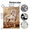 5D Pearl Kit Pearl Horse Arabian Design DIY Enamel Art for Living Room Bedroom Wall Decoration Handmade Gift