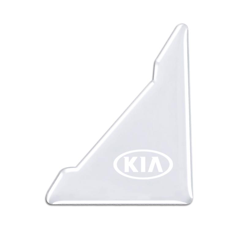 AEV5 4 Pezzi Adesivo Paraurti in Silicone per Portiera Auto Anti Collisione Graffi Per Kia KN GT-Line KN Sportage Ceed Rio Picanto Sorento Soul Cerato