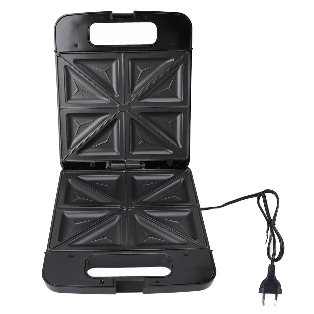 Waffle Maker 1400W Double Sided Heating Breakfast Sandwich Machine Grilled Cheese Maker for