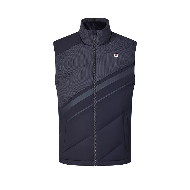 FILA Vests Men s RD Royal Blue Stand Collar Other A11M443903FNV 170/92A/M