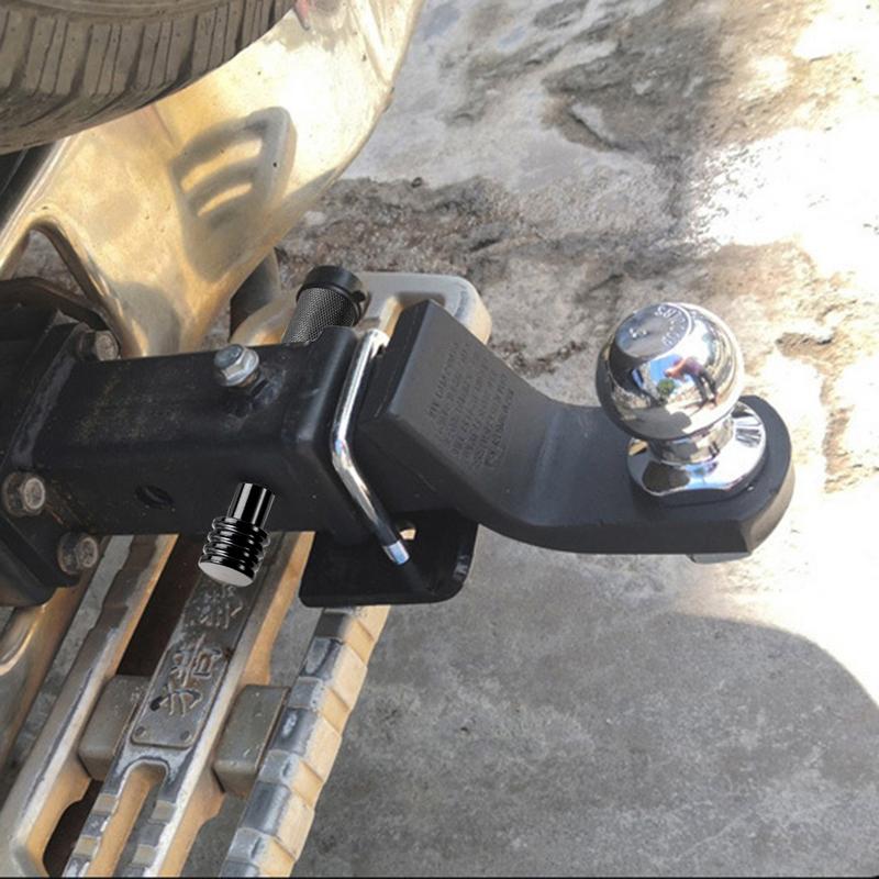 5/8 Car Trailer Lock With Keys Metal Trailer Hitch Pin Lock Waterproof Hitch Pin Lock Auto Receiver Lock Trailer Coupler Lock