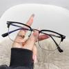 Metal Frame Anti-blue Light Radiation Protection Glasses Protection Goggle Schoolgirl's Online Class