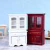 1:12 Dollhouse Miniature Decor Wood Display Cupboard Cabinet  Bookcase Bookcase