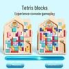 Tetris Building Blocks Puzzle: Educational Brain Training Toy for Kids Ages 3-6