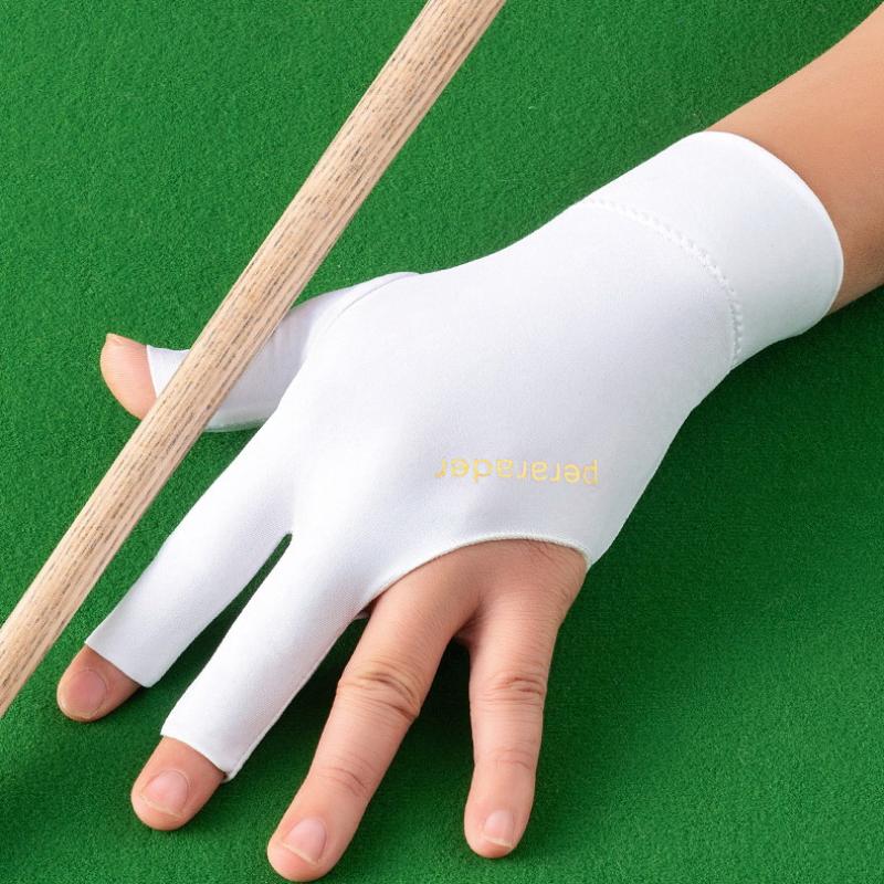 1Pc Billiards Gloves Enhanced Grip Left Hand Open Finger Professional Billiards Gloves Snooker Table Tennis Gloves