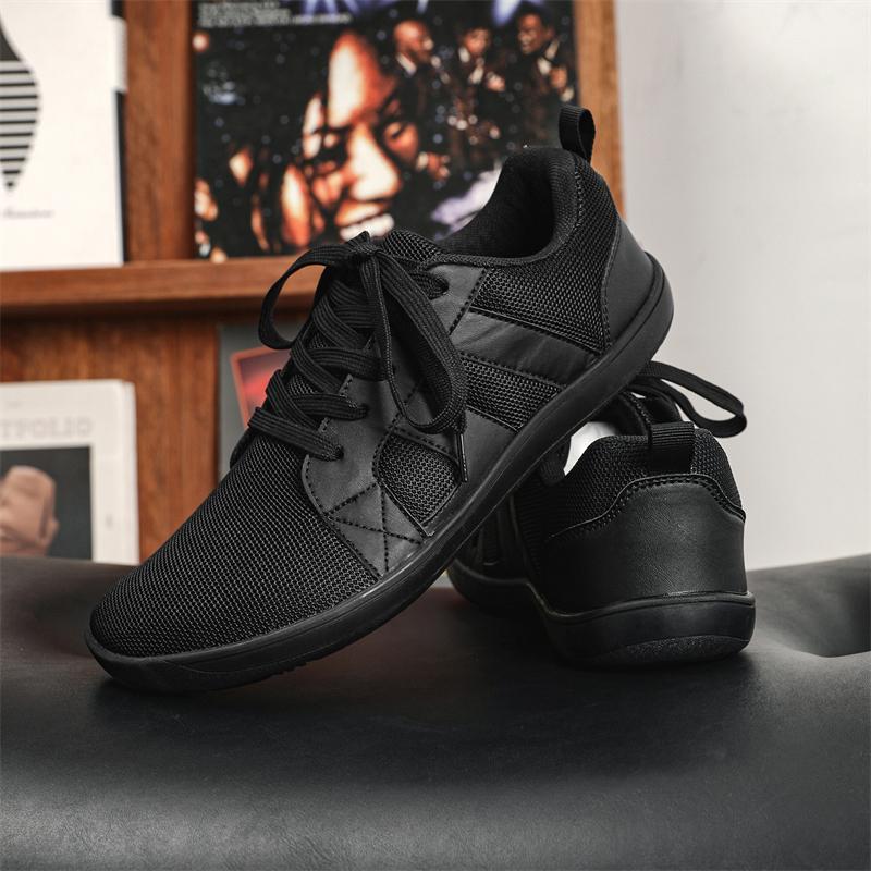 

Босоножки с широким носком для мужчин, минималистичные, дышащие, удобные, для пересеченной местности, кроссовки 8886 39 чёрный