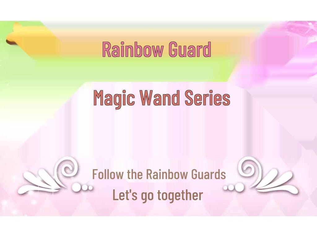 Rainbow Guardians Luminous Princess Wand: Fairy Morning Light Scepter for Girls