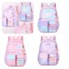 Adorable Geometric Pattern Lightweight Kids Backpack For Boys And Girls In Rainbow Colors