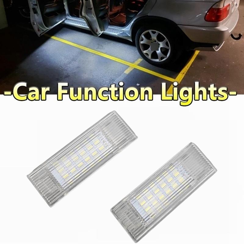 2x LED Dør Lys Fotbrønn Lys Bagasjerom Hanskerom Lys For BMW F20 F21 F30 F31 F34 F32 F10 F11 F07 F15 F26 E84