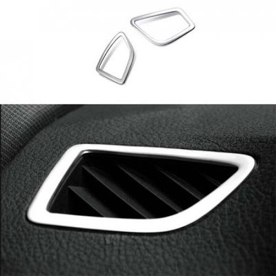 Silver Steel For BMW 3 4 Series GT 13- Air Outlet Vent Cover Car Console L&R