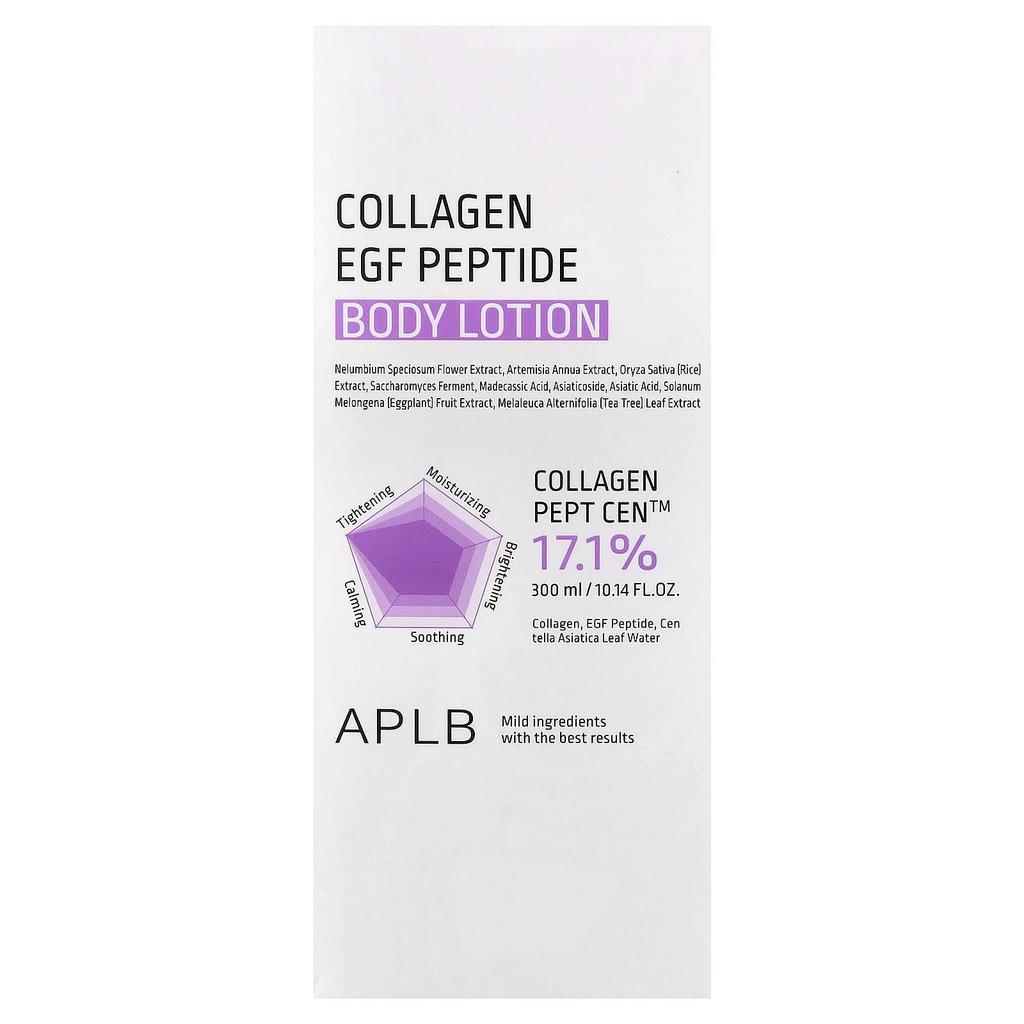 APLB Loțiune de corp cu colagen, EGF și peptide, 300ml (10,14 fl oz)