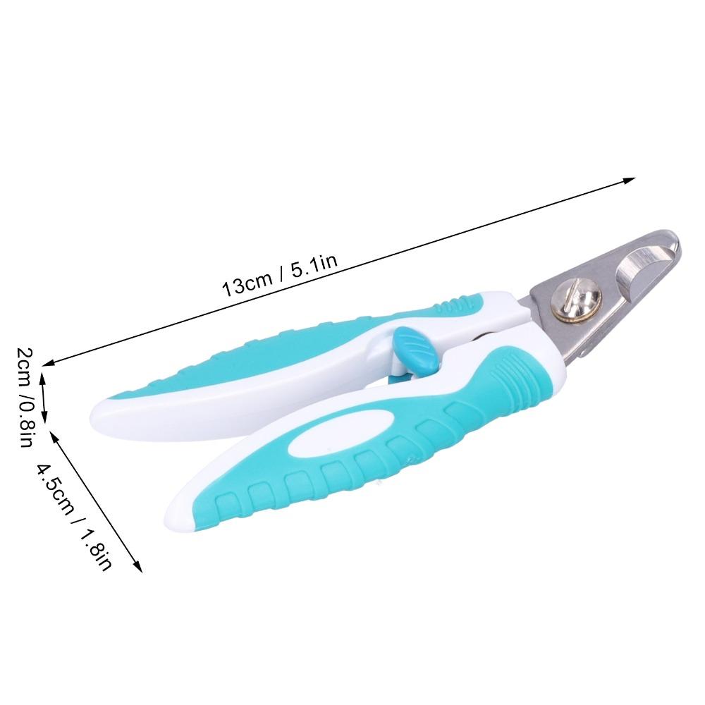 Stainless Steel Pet Nail Clippers Ergonomic Handle Dog Nail Cutter for Cats Dogs