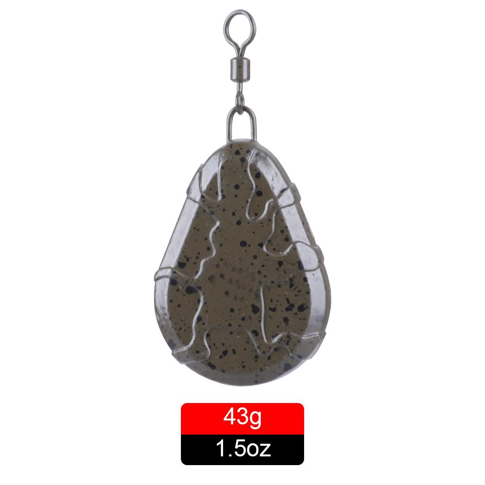 

Грузила для рыбалки FTK, 43 г / 57 г / 85 г / 99 г / 114 г / 128 г различных спецификаций, подходят для пресной и морской воды 43g