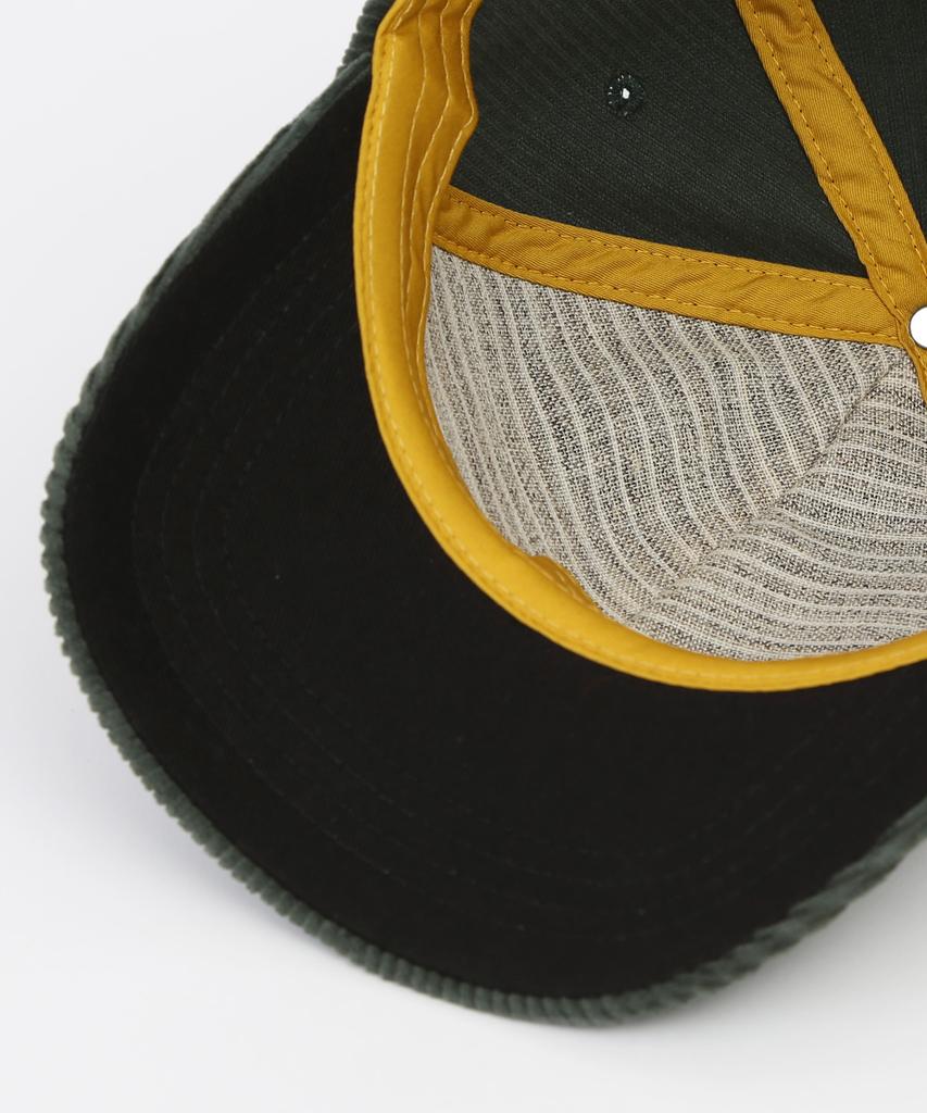 Eondeokeonteulolseutyudio Corduroy Ball Cap 6Pannel Ball Cap / Corduroy / Forest