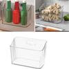 Floating Shelves Bin Organizer Plastic Hole Free Wall Mounted Storage Organizer Box