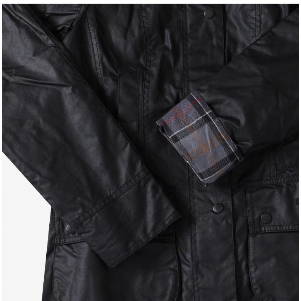 Barbour Veste Beadnell Cirée Femme S 6oz Lwx0667 Bk11