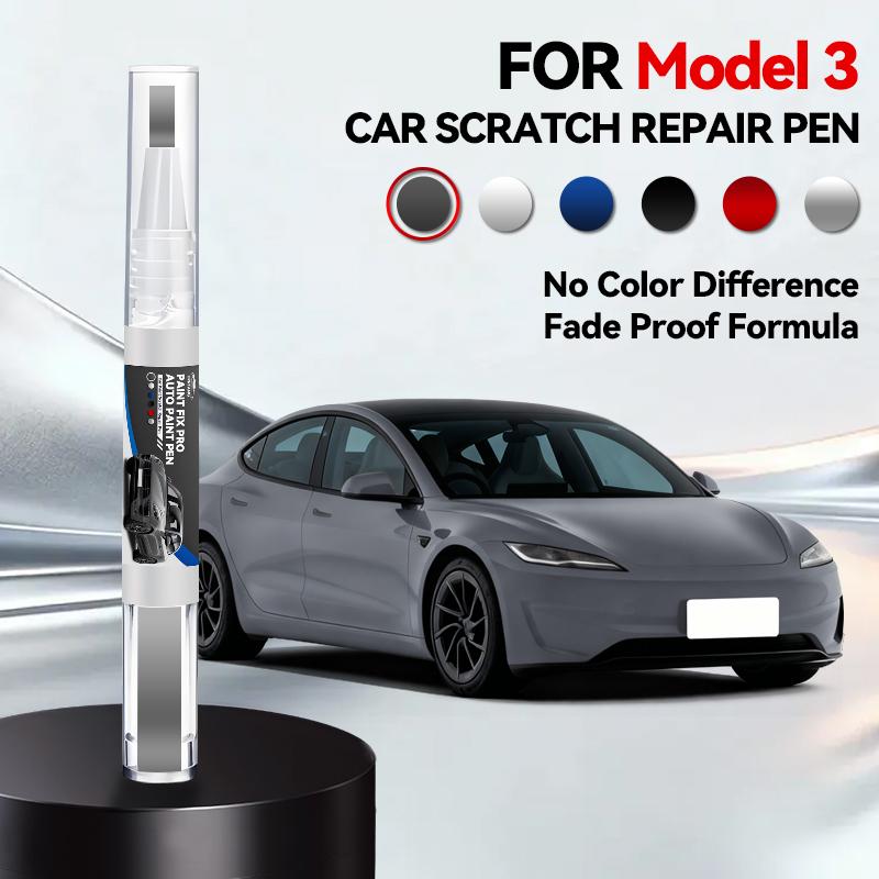 Specialized Automobiles For Tesla Model 3 Car Scratch Paint Pen Deep Scratch Repair Removal White Black Red Silver Blue Grey Scr