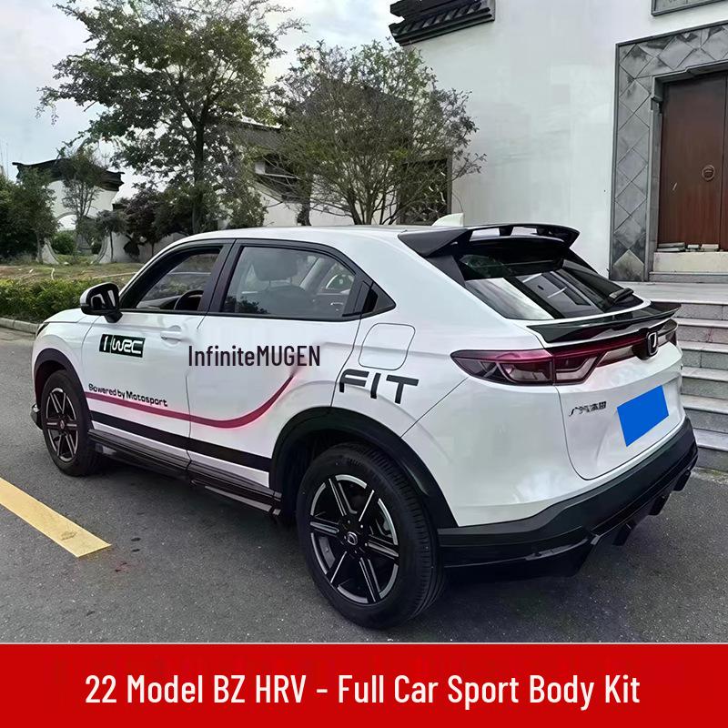2022 Honda Vezel HRV Mugen Style Body Kit: Front Lip, Side Skirts, Rear Lip