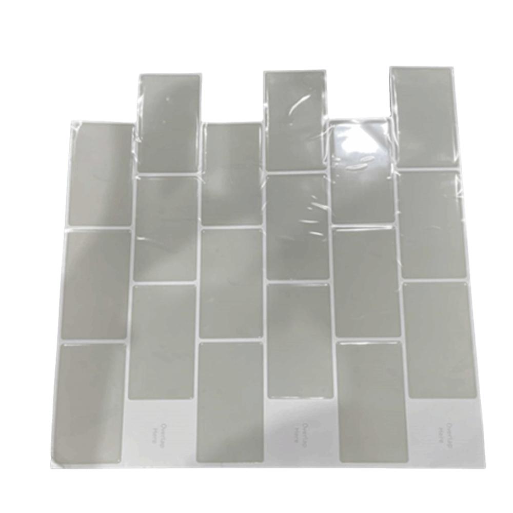 Self-adhesive 3D Stereo Wall Stickers Brick Design Waterproof Peel and Stick Wallpapers Moisture-proof Oil Proof