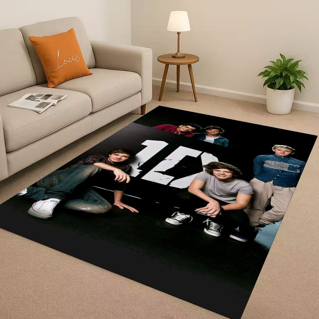 27 Stil Neu One D-Direction Sänger Star Wohnzimmer Rutschfester Bereichsteppich Teppich für Schlafzimmer Spielzimmer Sofa, Leicht zu reinigende Haustürmatte