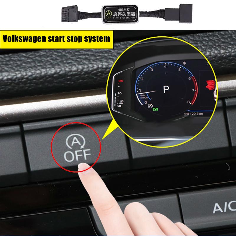 Für VW Golf 7 7.5 Passat B8 8.5 T-ROC ARTEON Automatisches Start-Stopp-Motorsystem Aus-Gerät Steuersensor Stecker Stopp Aufheben