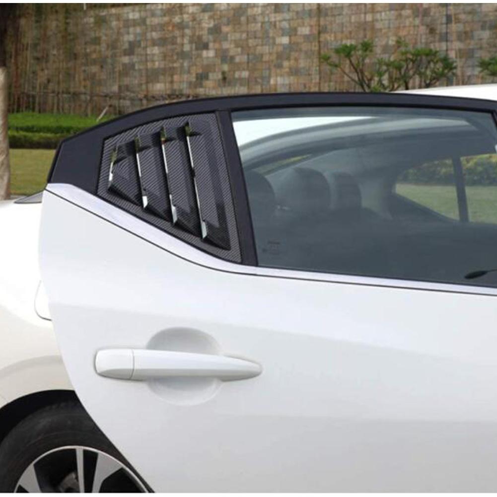 2PCS Blinds Side Tuyere Rear Louvers Vent Scoop Cover Window for Nissan Sentra B18 2020