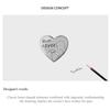 Bamoer Authentic 925 Sterling Silver Heart-shaped Charm Women Love with Pet Bead Jewelry Fit 3mm Snake Bracelet or Necklace DIY Jewelry