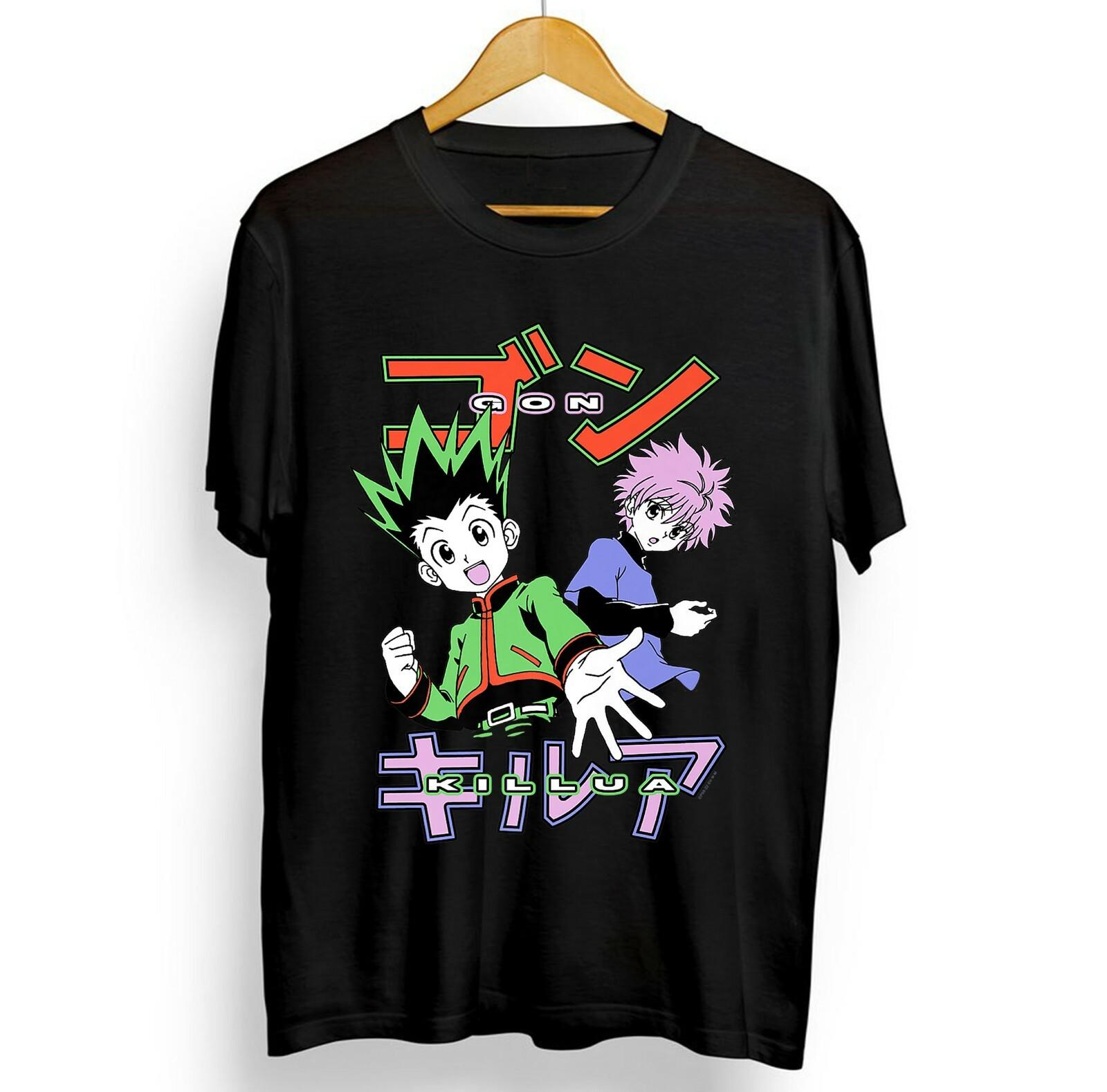 Graphic tee,Killua shirt,Kurapika anime,Hunter x Hunter Killua Gon New T-Shirt Mens Womens Tees Top 2XL