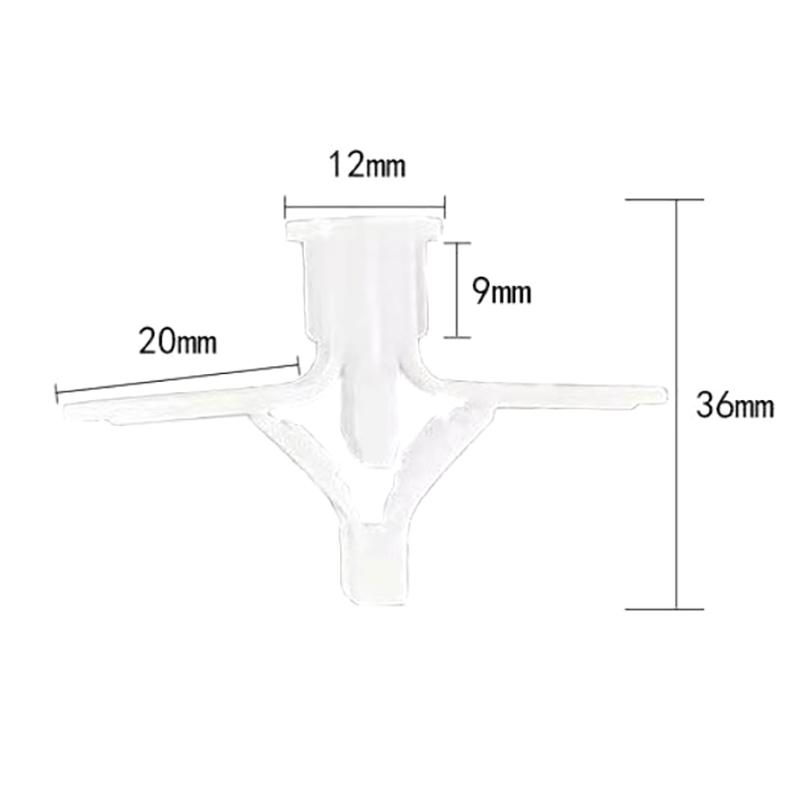 50Pcs/Bag Plastic Hollow-Wall Anchors Drywall Anchor Kit Expansion Pipe Self Drilling Screws Hollow Wall Expansion Screw