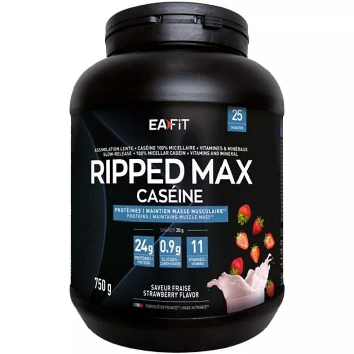 Eafit ripped max caséine fraise 750g