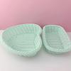 Love Heart Shape Basket Desktop Sweet Color Basket Photo Props For Home Storage Decoration Basket Nordic Storage Fruit Basket