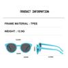 Baby Sunglasses For 0-5Years Old Outdoor Eye Protection And Sun Protection Children's Silicone Polarized Sunglasses