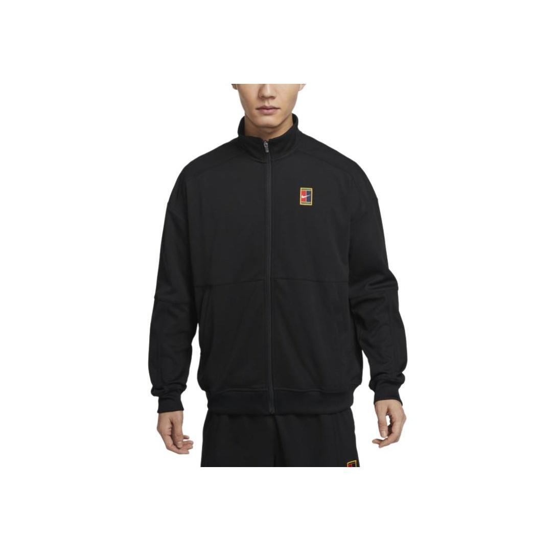

Мужская флисовая куртка с длинным рукавом на молнии Nike Court Heritage Куртки Черный FZ6926-010 2XL