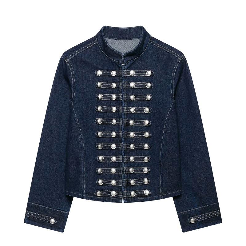 Womens Slim Fit Denim Short Jacket