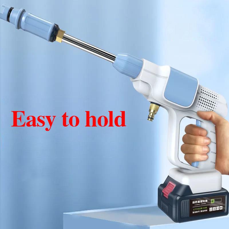 138VF Luxus-Hochdruck-Wasserpistolen-Set, kabellose Gartenspritzmaschine, Autowaschanlage, Reinigungsartefakt mit Werkzeugkasten