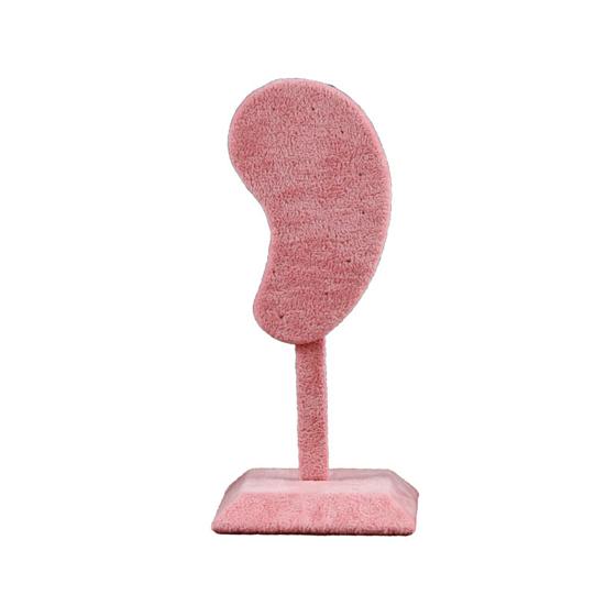 Earring Display Stand Muti-purpose Ear-shaped Easy to Stab Flannel Earring Holder Organizer for Earring