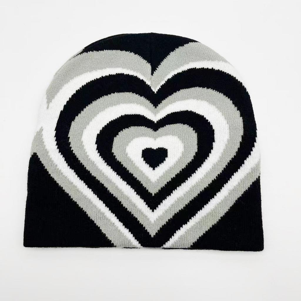 Halloween Series Jacquard Knitted Hat European and American Fashion Skull Portrait Beanie Pullover