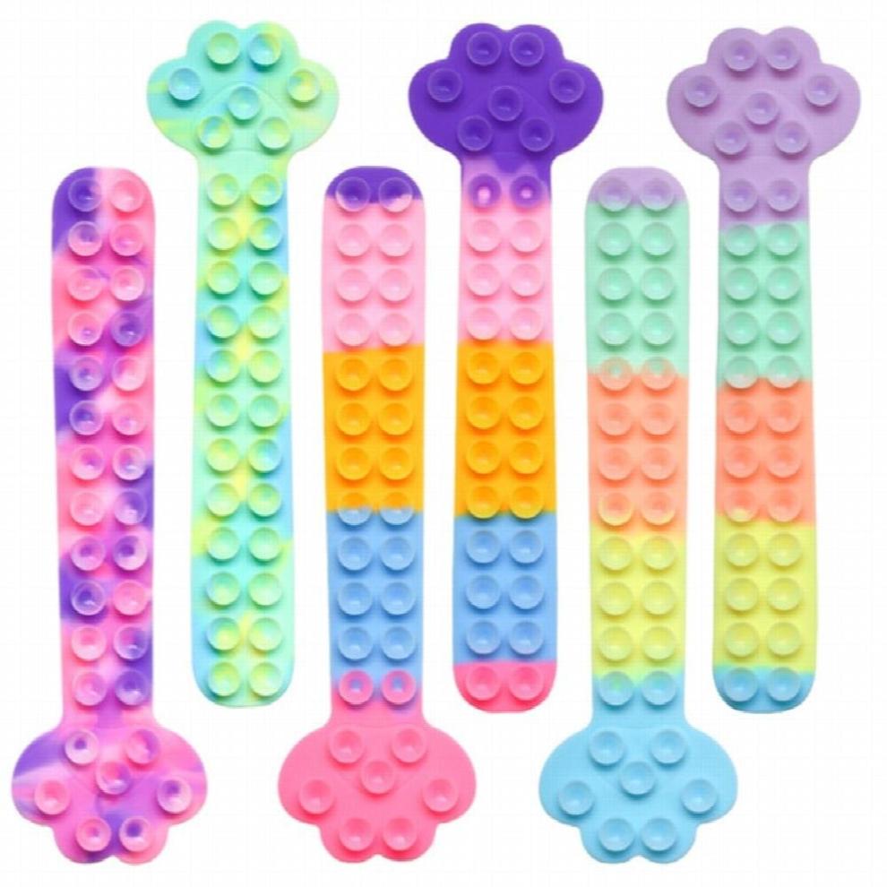 Suction Cup Cat Paw Pat Pat Silicone Sheet Squidopop Fidget Toys Children Stress Relief Squeeze Toy Antistress Soft Squishy Toy