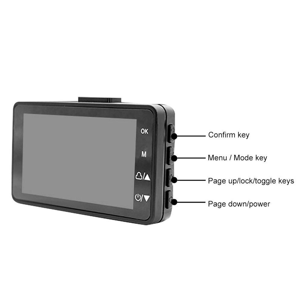 Dual Lens 3" Motorcycle Camera: HD, Waterproof, Front & Rear Recording, Anti-Shake