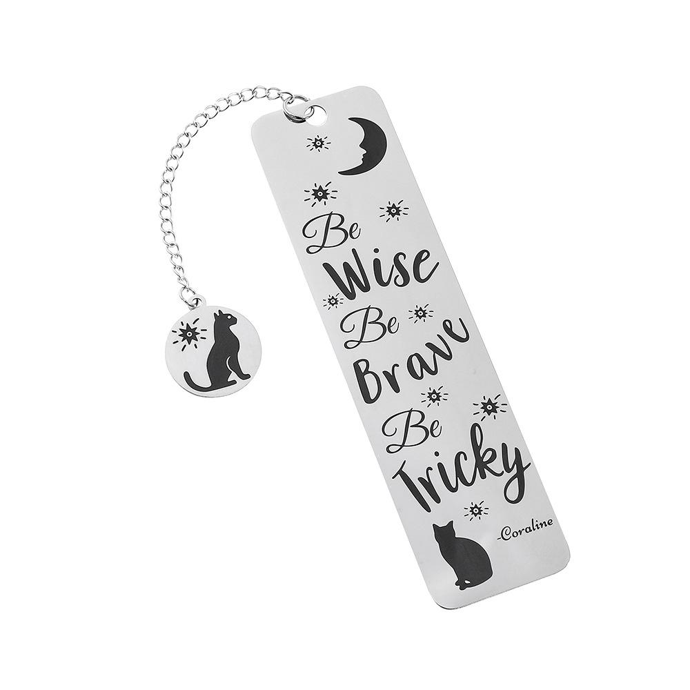 Stainless Steel Movie Quote Bookmark - Laser Engraved Graduation Gift