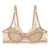 Lace Perspective Brassiere Women Sexy Lingerie Underwire Floral Bralette Plus Size Bras