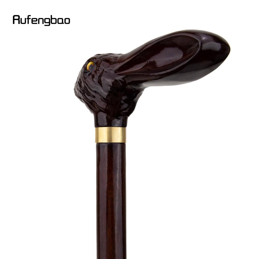 Iepure din lemn cu o singură articulație Baston de mers la modă Decorativ Vampir Cospaly Party Baston de mers Halloween Mase Baghetă Crosier 93cm