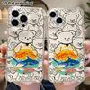Phone Case: 2D flat suitable for iPhone 18 17 16 15 14 13 Pro, transparent corner drop proof protective case, shark surfing, Christmas and Halloween g
