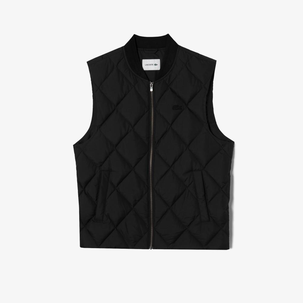 [lacoste] Men's Diamond Quilted Down Vest BH282E-55N031