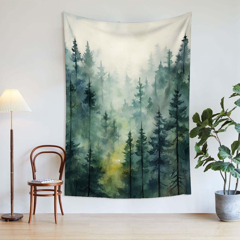 

forest tapestry 75x100 чорний