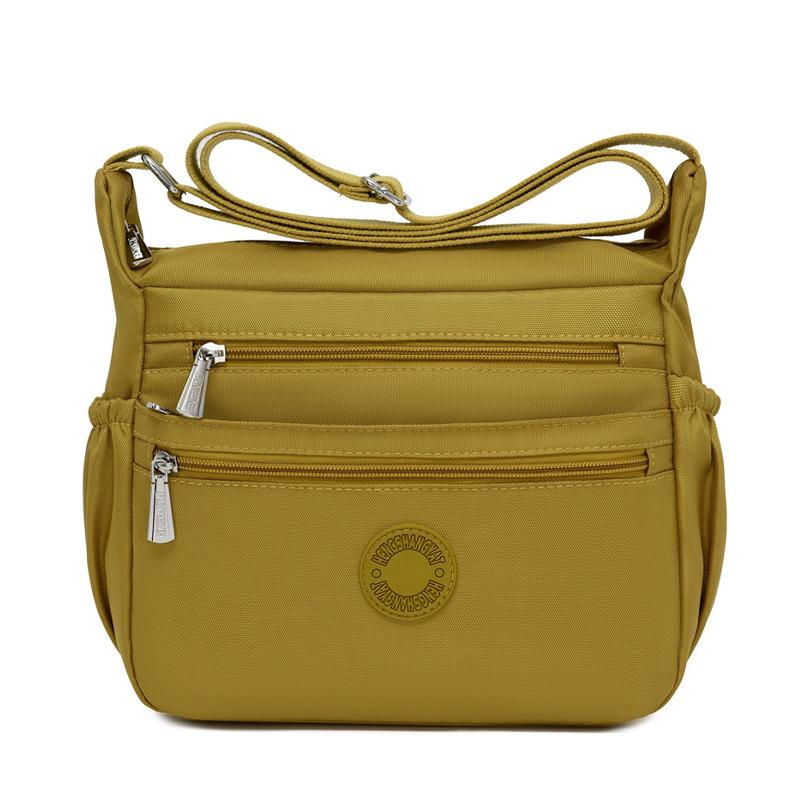 Crossbody-Tasche mit großem Fassungsvermögen Damen Leichte Wasserabweisende Nylon-Umhängetasche Muttertasche