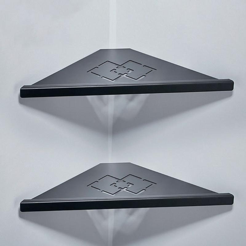 Shower Corner Shelf Bathroom Storage Tray Heavy Duty Shampoo Holder Wall Mounted Shelve Toilet Kitchen Accessories