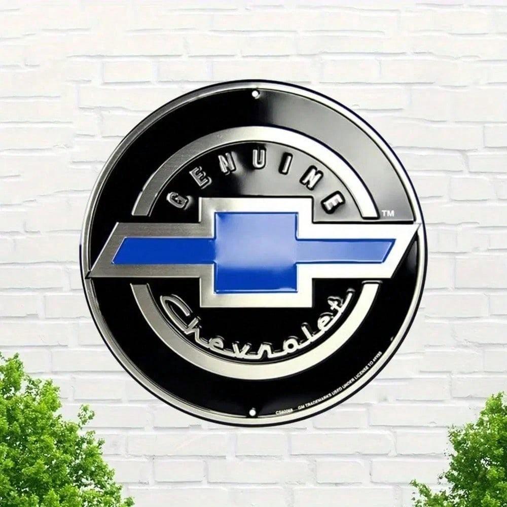 Metal Car Sign Retro Tin Art Garage Decor Vintage Vehicle Wall Plaque Gift for Men Auto Enthusiasts